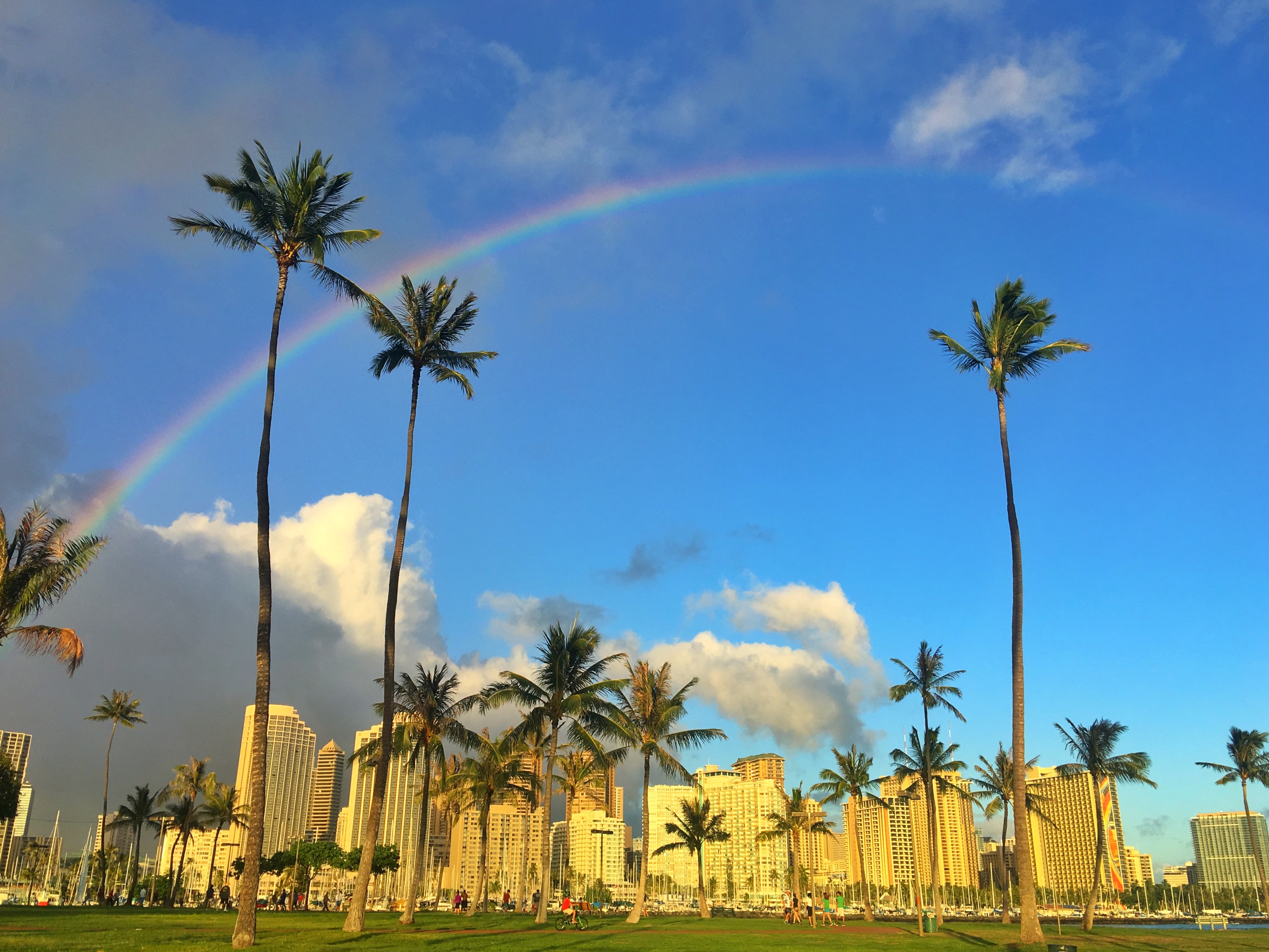 ハワイの虹の話 ベルヴィーハワイ